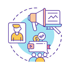 ad campaign icon, ad campaign vector illustration-simple illustration of ad campaign, perfect for ad campaign logos and icons