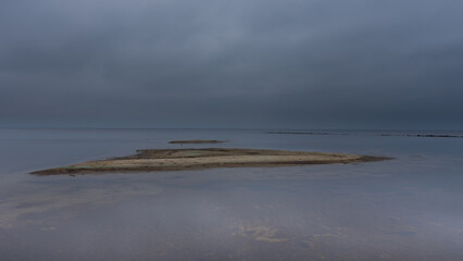 shallow on the lake befor the storm