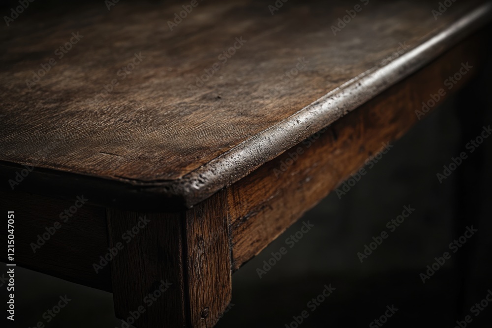 Aufkleber exquisite craftsmanship displayed on a timeless wooden desk in a high-quality studio setting with re