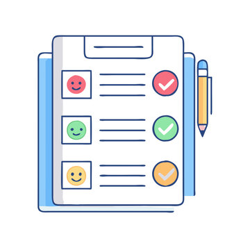 recommend clip art: customer survey icon, customer survey vector illustration-simple illustration of customer survey, perfect for customer survey logos and icons