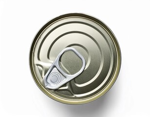 tin can isolated on white background

