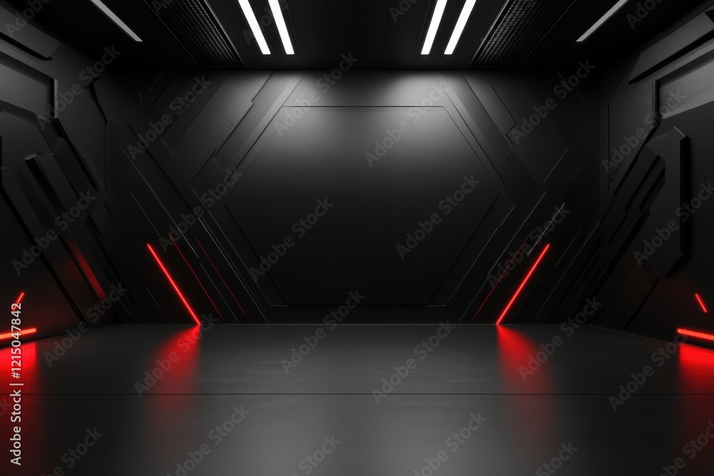 Poster modern abstract studio background with sharp lines and vibrant lighting for creative projects or dig