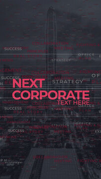 Word Cloud Title for Vertical Stories Opener