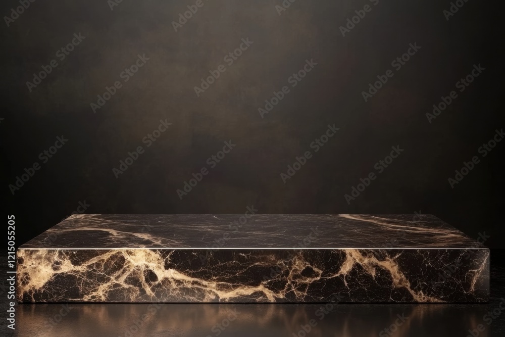 Poster elegant marble surface with realistic lighting creating an ideal backdrop for creative displays and 