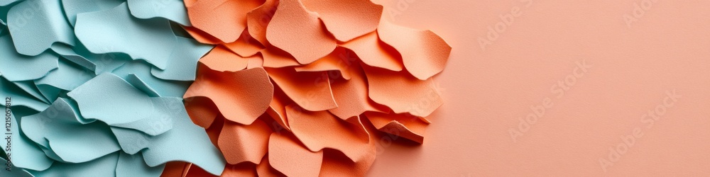 Poster pastel abstract foam shapes dynamic textured backdrop for creative marketing and interior design - e