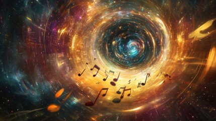 Cosmic Music: A Journey Through Space and Sound in Stellar Harmony
