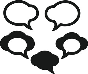 Communication Network: Diverse Speech Bubbles