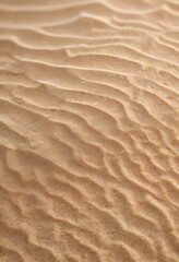 Obraz premium fine pure sand grains macro close-up texture sample stock pattern, waves, desert, seashore, footprints, dunes, dune, windy, primts