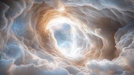 Cosmic dreamlike abstraction clouds digital art ethereal environment aerial view surreal concepts
