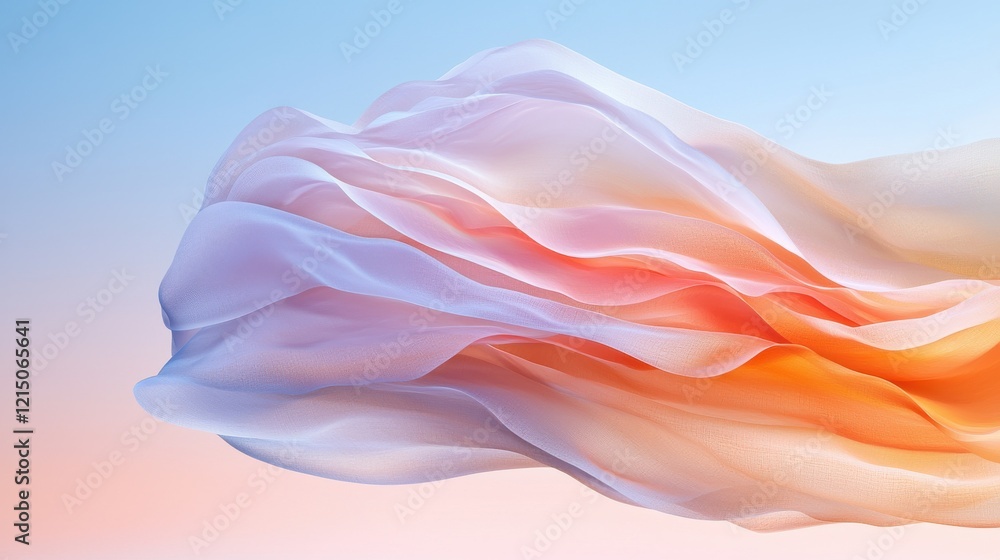 Poster dreamlike abstract flowing textures ethereal background artistic environment soft colors conceptual 