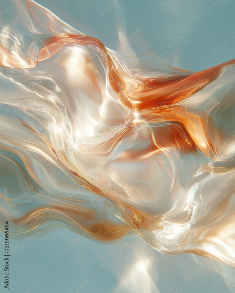 Aufkleber dreamlike abstraction action fantasy scene surreal textures ethereal environment soft viewpoint arti