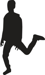 silhouette of a person