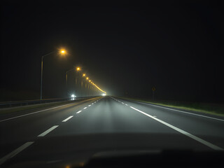highway at night