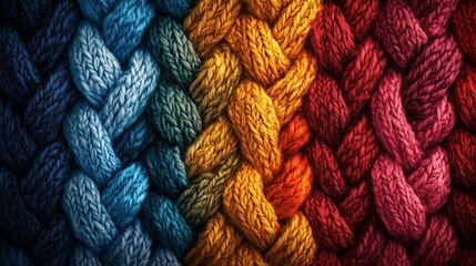 Wool-like knitted texture in abstract color. 