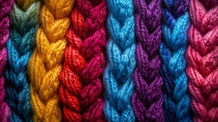 Wool-like knitted texture in abstract color. 