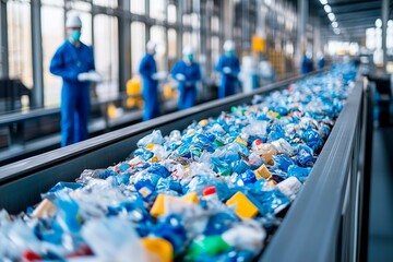 Plastic waste processing plant promotes recycling and sustainability for a cleaner future