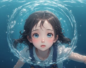 AI-generated image of a young woman, capturing natural beauty and contemporary style. The scene highlights youthfulness, confidence, and modern aesthetics.

