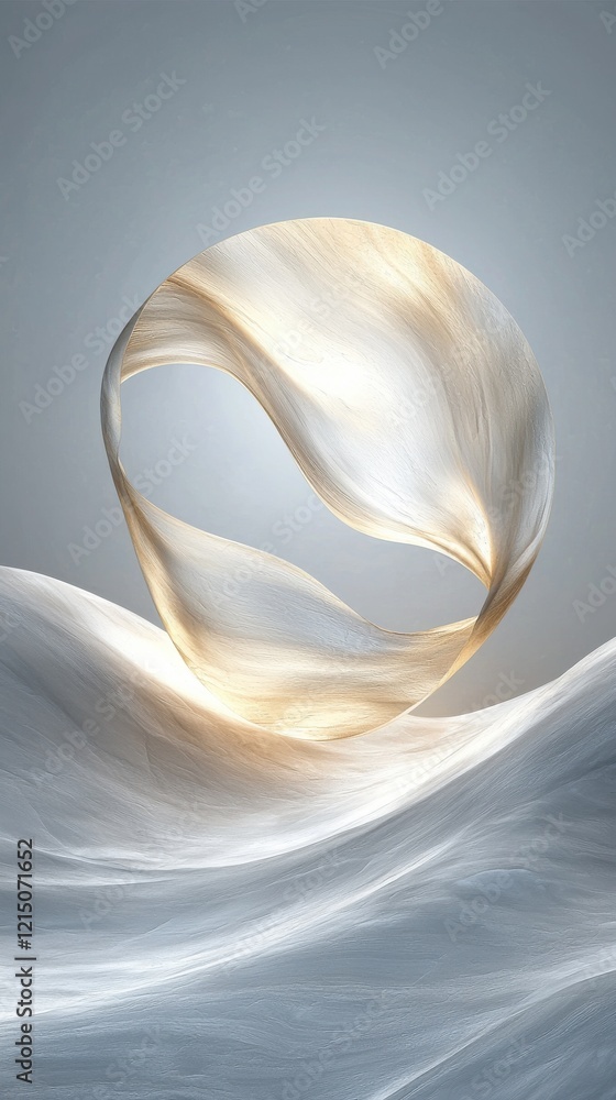 Poster dreamlike abstract art creation studio space digital artwork surreal environment close-up view ether