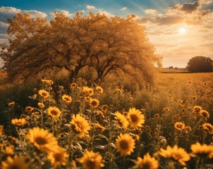 AI-generated image of a beautiful landscape, showcasing natural beauty with vibrant colors and serene scenery. The scene captures tranquility, nature, and breathtaking views.

