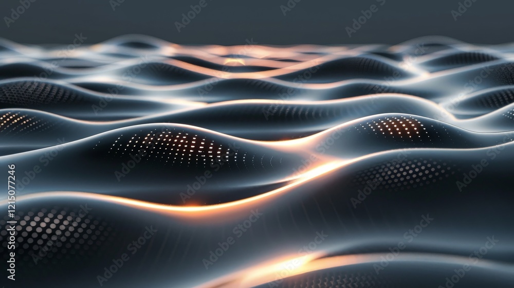 Poster abstract wave pattern background
