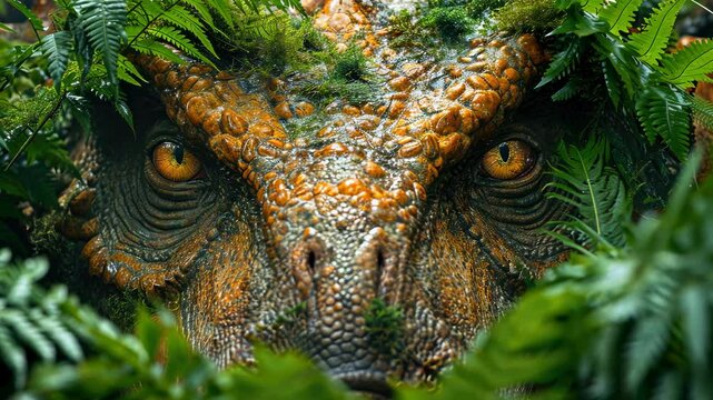 Prehistoric giant: video featuring dinosaur, highlighting its towering presence, unique features, ancient environment it inhabited, evoking wonder of Jurassic era.