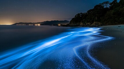 Mystical Underwater and Bioluminescent Ocean Scenes with Deep Blue Glow