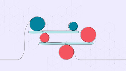 Balancing Elements - Abstract Geometric Design