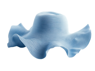 Isolated Blue Floppy Hat