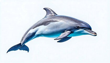 Obraz premium Dolphin Leaping Ocean Wildlife Aquatic Animal Photography
