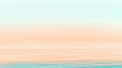 Obraz premium Tropical Beach with Soft Waves and Pastel Sunset Sky – Relaxing Coastal Landscape