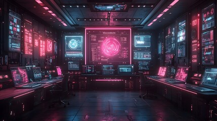 AI Powered Marketing Command Center Displaying Holographic Data and Engagement Metrics