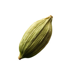 a green cardamom isolated on transparent background, png
