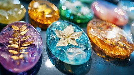 Stunning Resin Crafts with Pressed Flowers and Leaves