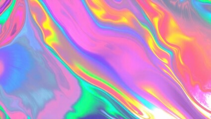 Obraz premium Trendy colorful Holographic abstract background