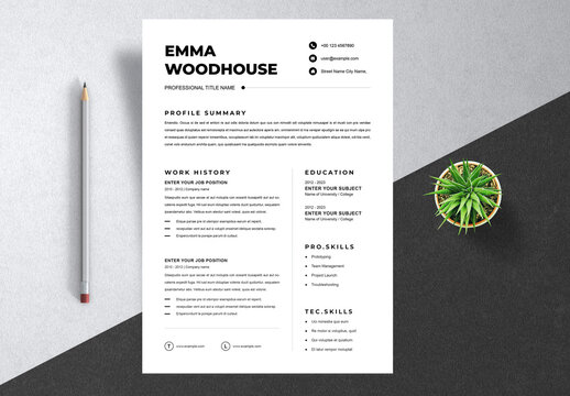 Clean Resume Template