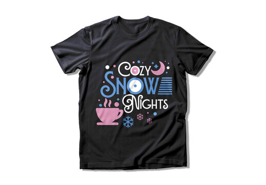 Cozy Snow Night Tshirt