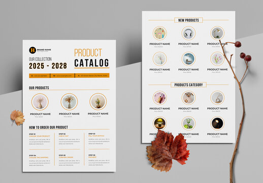 Product Catalog Template Layout