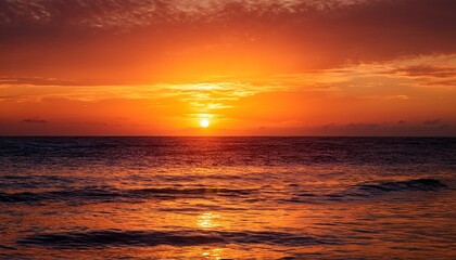 Fototapeta premium sunset at the beach