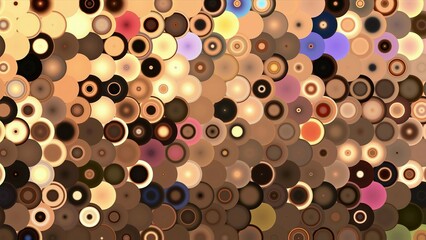 A luxurious abstract background featuring rich copper tones with flowing textures and metallic highlights. This high-quality digital design exudes warmth and sophistication, making it perfect for wall