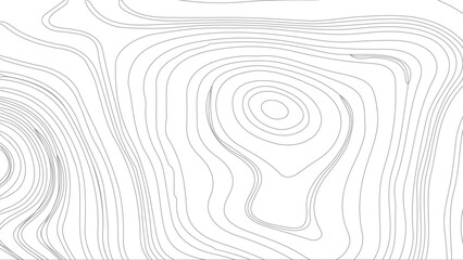 Fototapeta premium Topographic map contours in hilly or mountainous terrain, similar cartography illustration. Topography and geography map grid abstract backdrop.