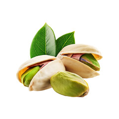 Pistachio nut on transparent background
