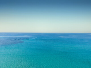 An Stunning beautiful sea landscape beach with turquoise water with copy space for your text. Beautiful turquoise water. ach with turquoise water. Beautiful tropical beach with blue sky.