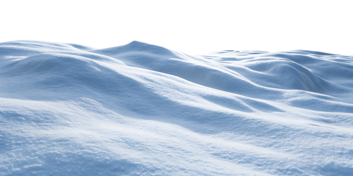 snowdrift isolated on transparent background .PNG