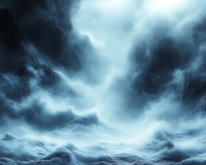 Dark, stormy cloudscape with ominous atmosphere.