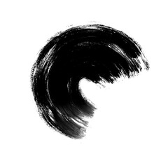 Obraz premium png brush water black element