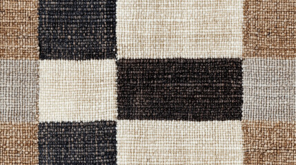 Fototapeta premium Seamless scandinavian carpet pattern. 