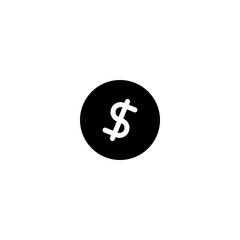 Dollar Coin Dark Icon