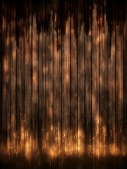 Burning wooden planks background.