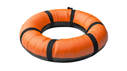 Life preserver , isolated on Transparent PNG format background.