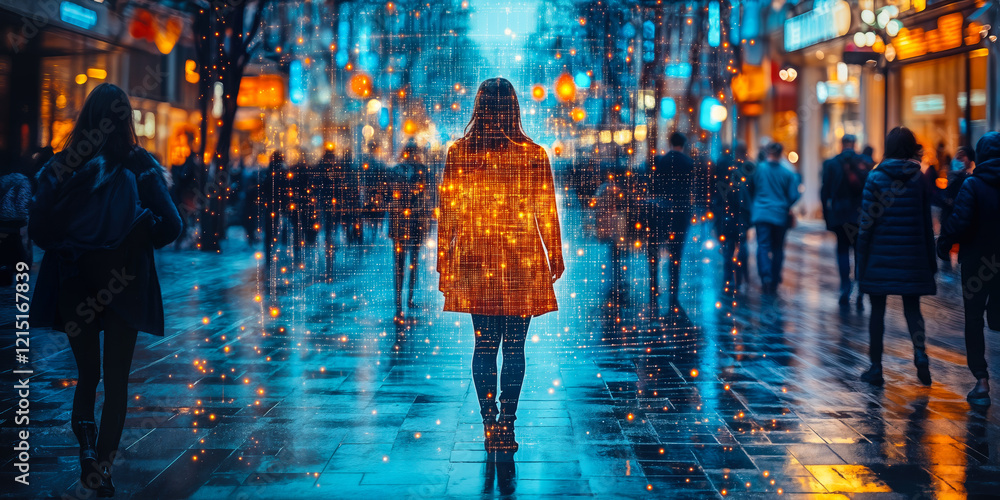 Aufkleber artificial intelligence transforming retail with enhanced security and efficiency in shopping experi